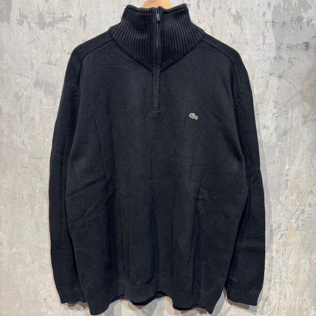 LACOSTE half zip knit