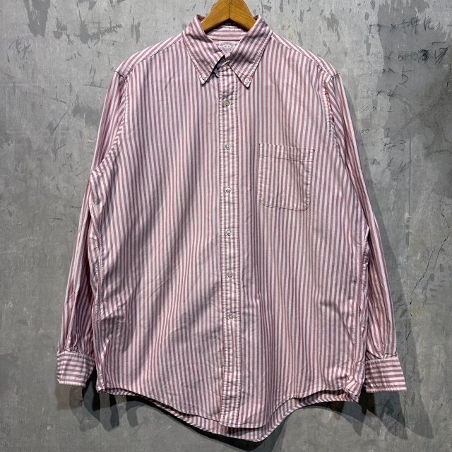 〜90's Brooks Brothers makers L/S Stripe Shirt