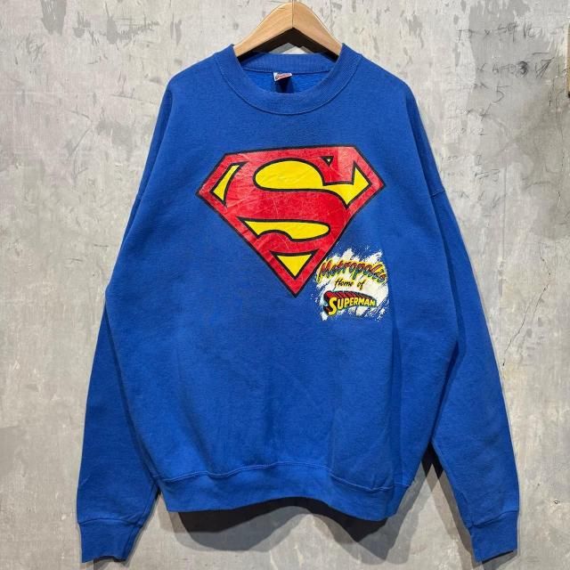 90's SUPERMAN Sweat Shirt MADE IN USA