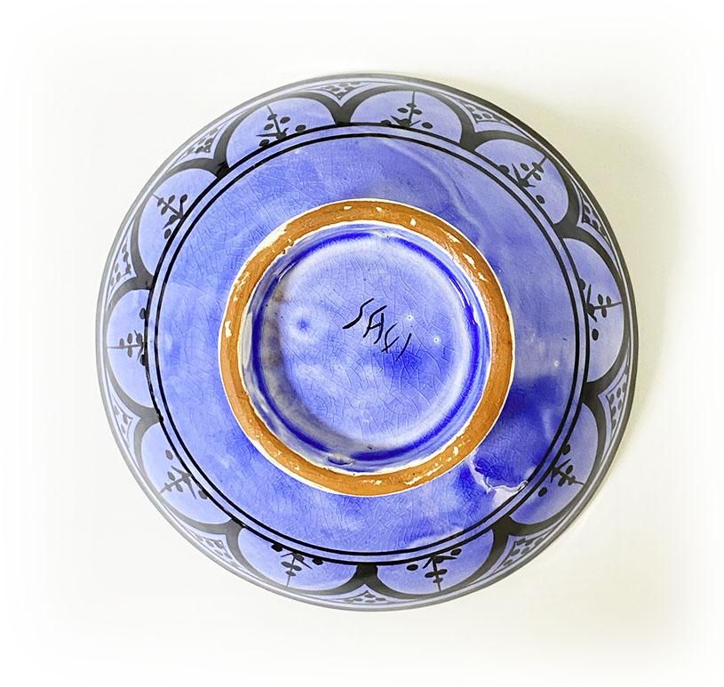 モロッコ雑貨。モロッコのボウル-ライトブルー1- mosaic＊blue