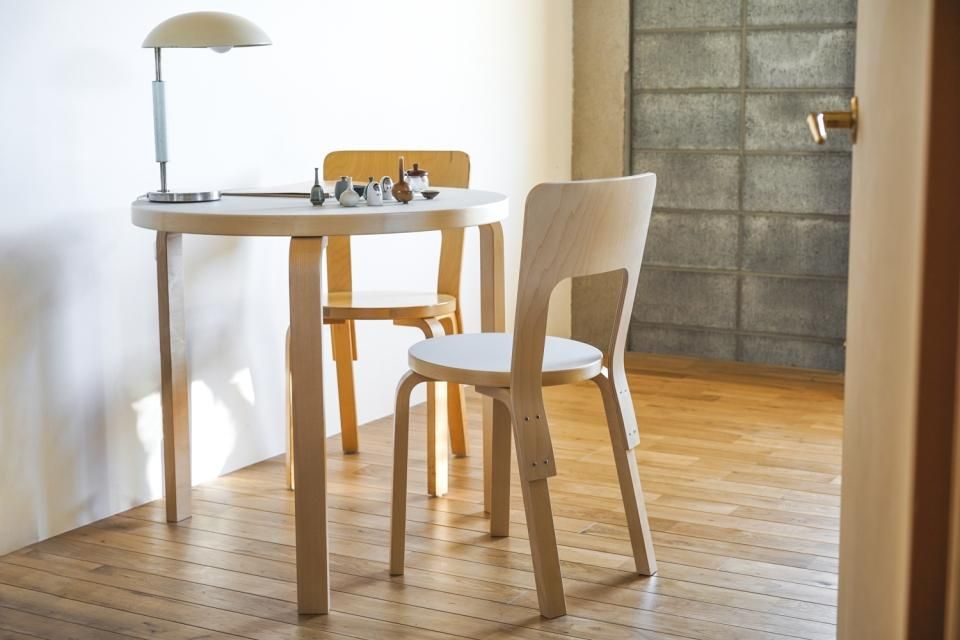 Artek 90B テーブル ホワイトラミネート テーブル バーチ材 d2839 Artek 90B テーブル ホワイトラミネート Artek 90B テーブル ホワイト