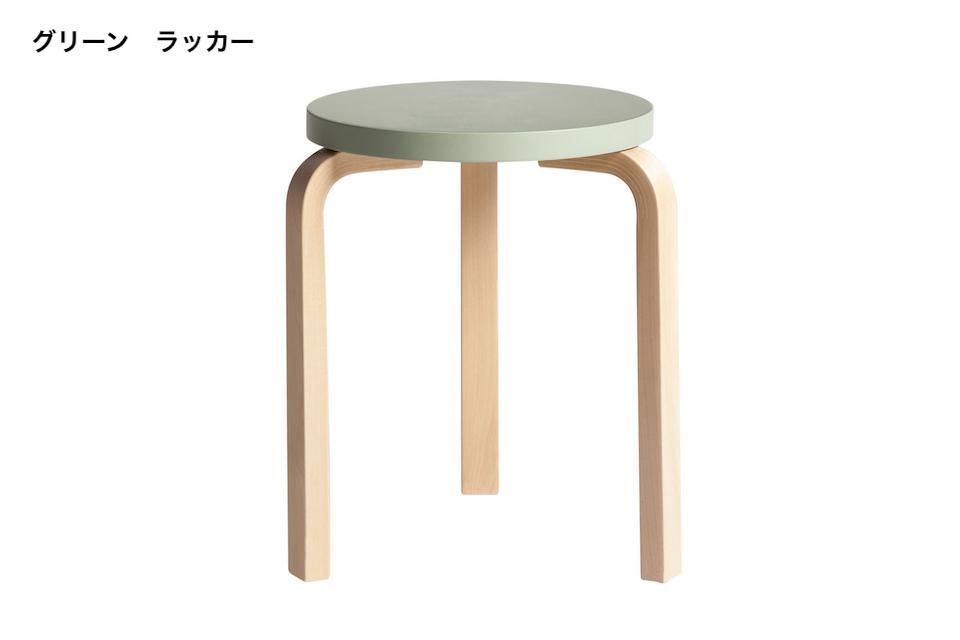 スツール 60 ゼブラ ファブリック ブラック ラッカー – Artek Tokyo Store