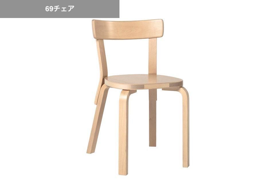アルテック　69チェア　北欧家具 69 チェア（アルテック／Artek） フリーデザイン ｜ 北欧