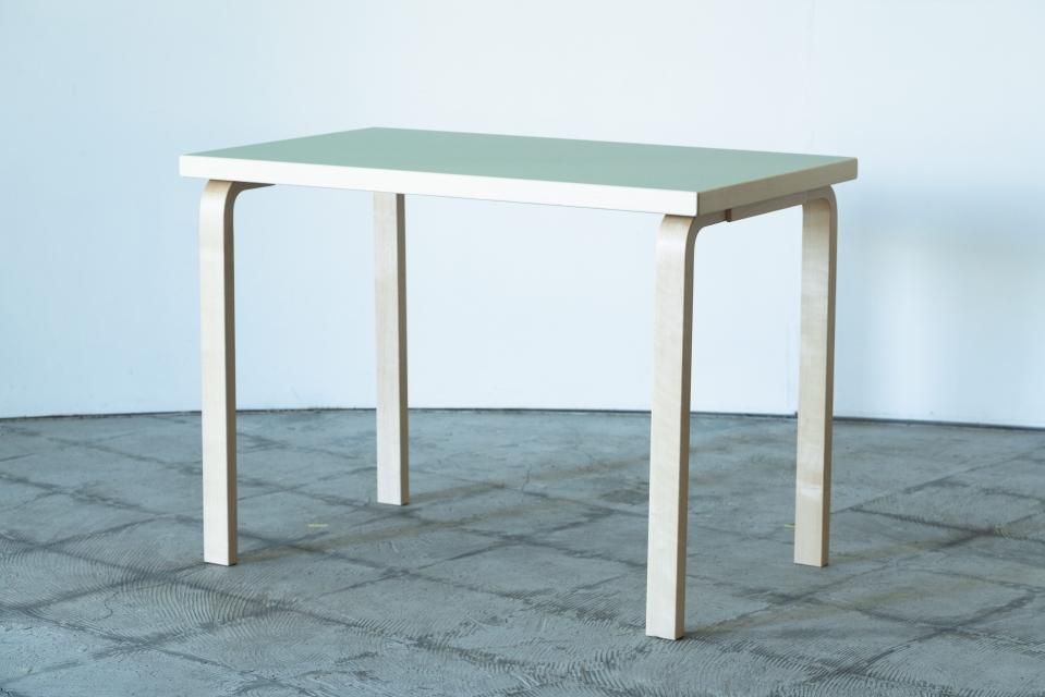 artek 80b ハルタ別注カラー　ペールグレー　リノリウム artek｜80Bテーブル（haluta別注 オリジナルカラー） - haluta