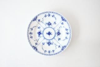 Royal Copenhagen / blue fluted �֥롼�ե롼�ƥå� half lace �ץ졼�Ȧ�17cm