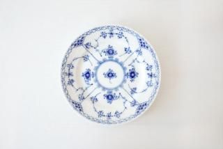 Royal Copenhagen / blue fluted �֥롼�ե롼�ƥå� half lace �ץ졼�Ȧ�17cm