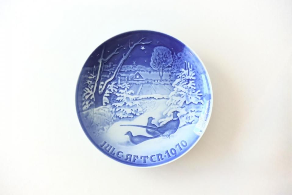 B&G ꥹޥץ졼 1970ǯ Pheasants in the Snow at Christmas