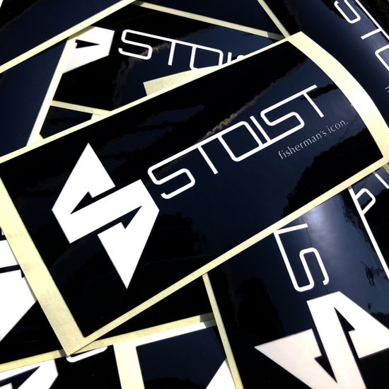 STOIST S-SHARP LOGO STICKER - 釣りをもっと楽しむためのサブ