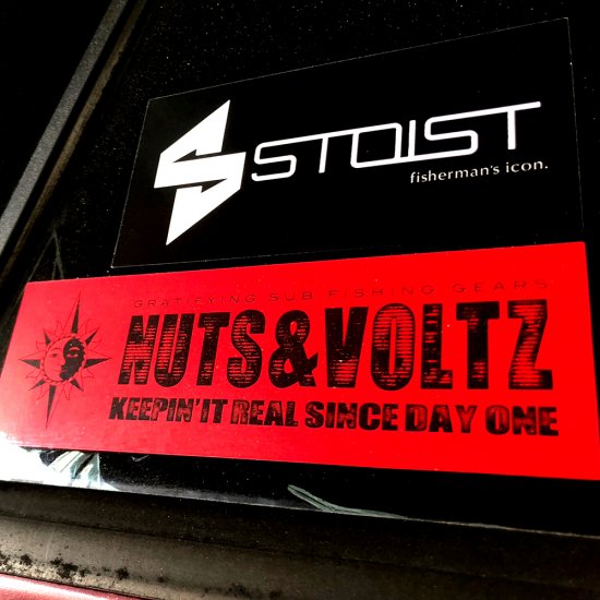 STOIST S-SHARP LOGO STICKER - 釣りをもっと楽しむためのサブ