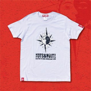 NUTS & VOLTZ STANDARD LOGO T-Shirts (White)
