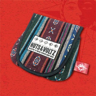 NUTS & VOLTZ REEL CASE (Ethnic Pattern Cloth / Black Edge Tape)