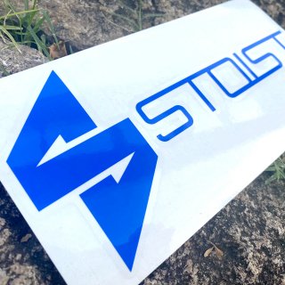 STOIST S-SHARP LOGO CUTTING STICKER (Royal Blue)