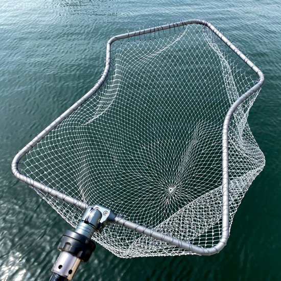 IKAFRAME LANDING NET (Silver Squid Frame Color) - 釣りを