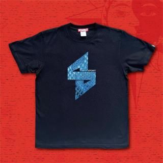 STOIST BLUE SNAKE PATTERN T-Shirts (Black)<img class='new_mark_img2' src='https://img.shop-pro.jp/img/new/icons15.gif' style='border:none;display:inline;margin:0px;padding:0px;width:auto;' />