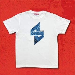 STOIST BLUE SNAKE PATTERN T-Shirts (White)<img class='new_mark_img2' src='https://img.shop-pro.jp/img/new/icons15.gif' style='border:none;display:inline;margin:0px;padding:0px;width:auto;' />