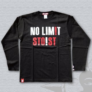 NO LIMIT Long Sleeves T-Shirts (Black)