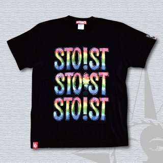 STOIST TRIPLE LOGO T-Shirts (Black)