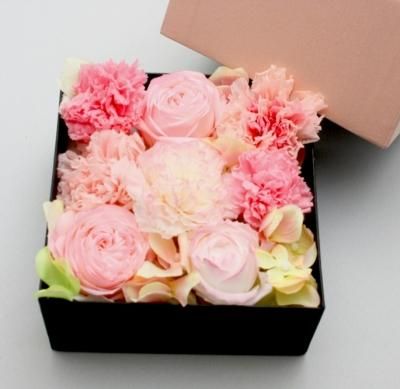 プリザーブドフラワーボックス／フラワーギフト 敬老の日・母の