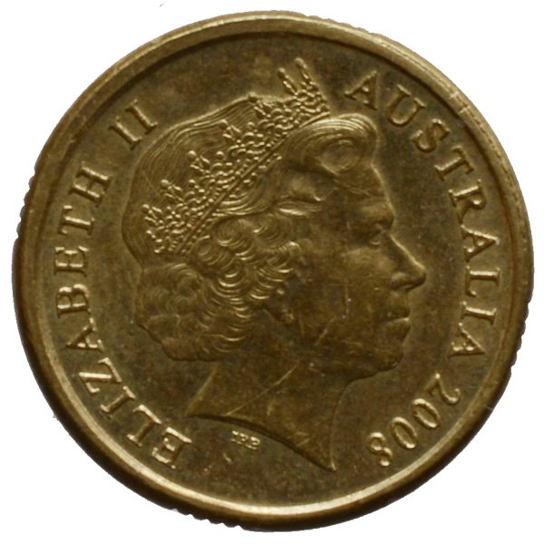 オーストラリア エリザベス２ドル硬貨