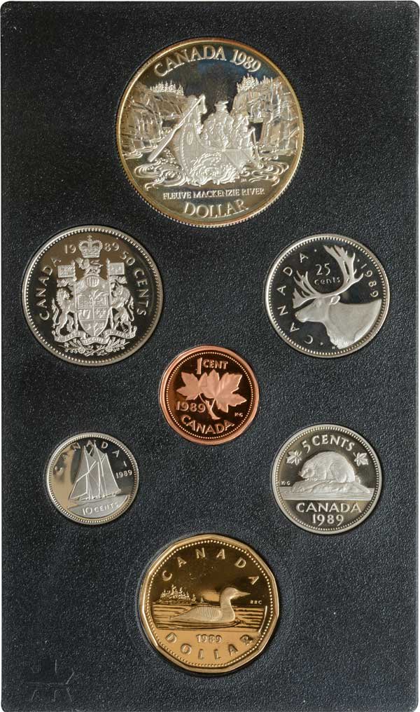 1989年カナダプルーフダブルダラー硬貨セット|カナダ|コレクターズ