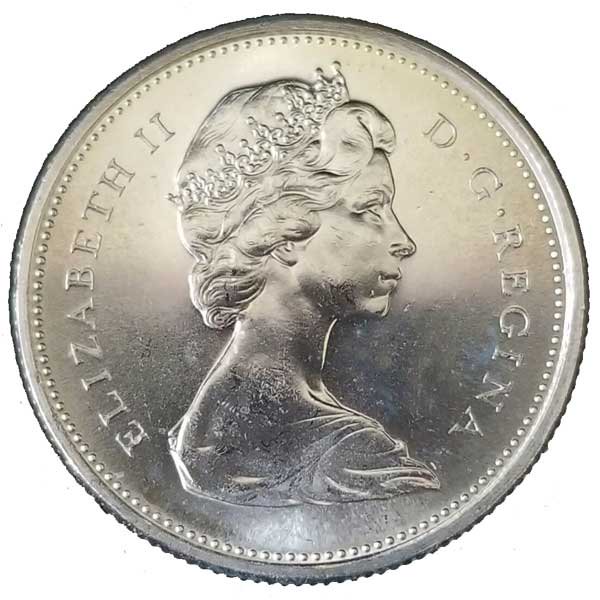 エリザベス2世25セント銀貨|カナダ|コレクターズショップトモリンズ24