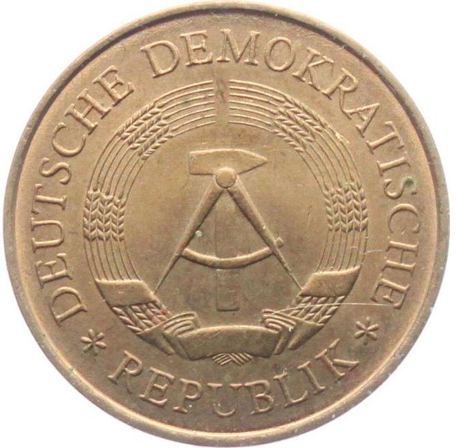 古銭『PCGS MS65』ドイツ民主共和国（東ドイツ）5マルク硬貨（1983年）A