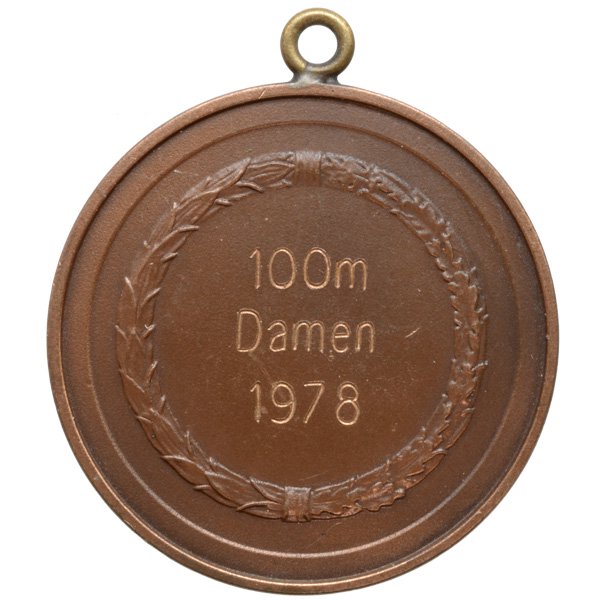 1978年ハノーバー北地区ヴェーデマルク陸上女子100m銅メダル