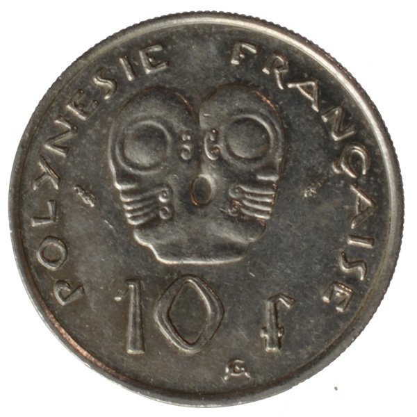 フランス領ポリネシア20フラン硬貨