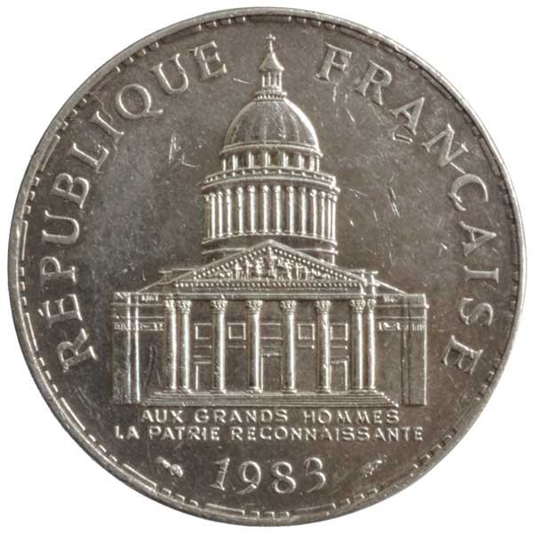 フランス100フラン銀貨