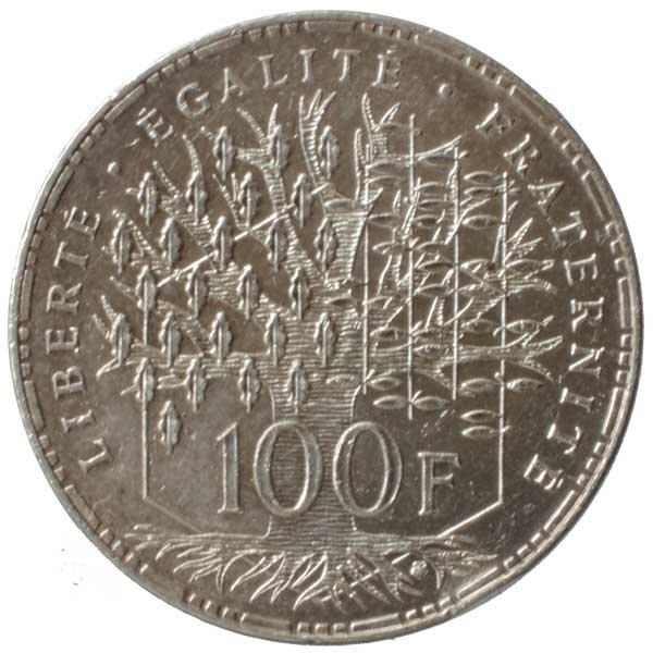 フランス100フラン銀貨