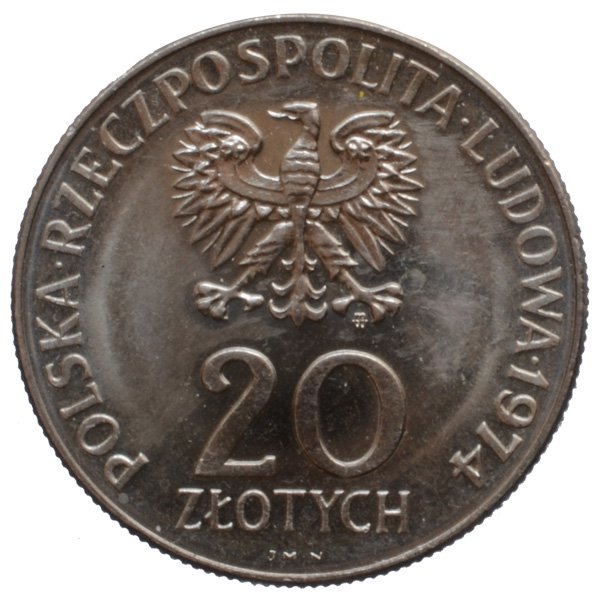 ポーランドコメコン25周年20ズウォティ記念硬貨