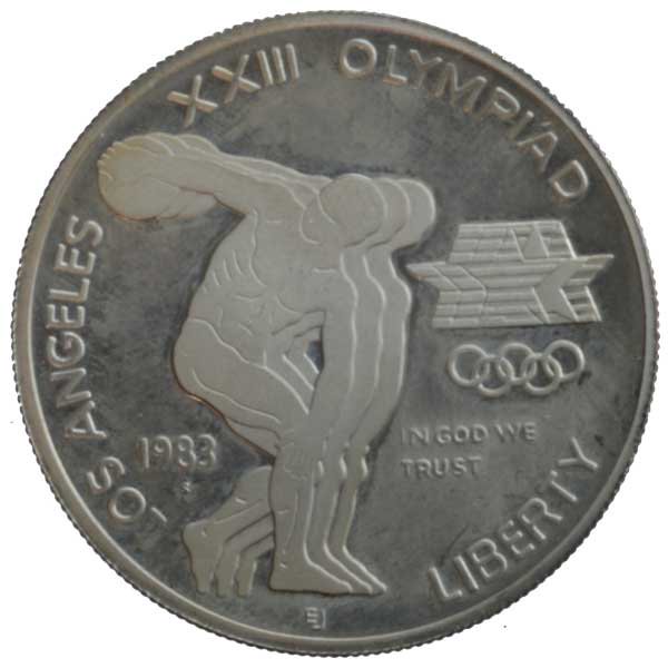 1984年　ロサンゼルスオリンピック　記念硬貨　1ドル