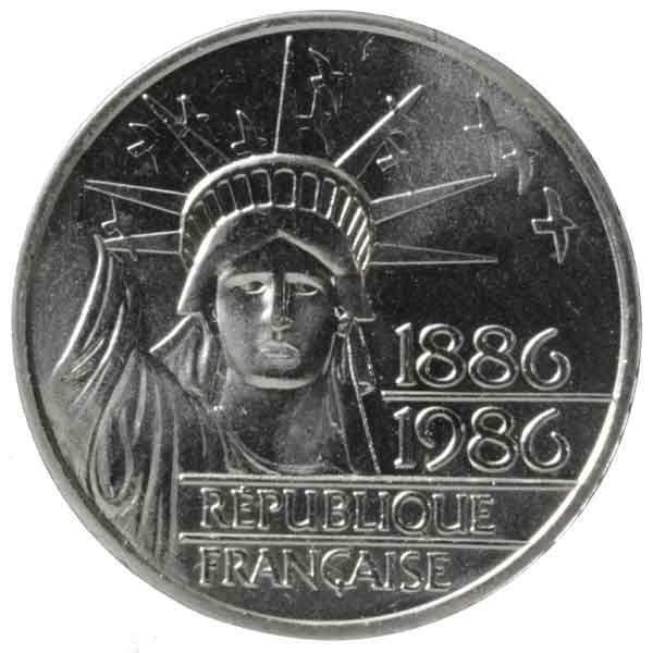 フランス自由女神記念100フラン試作銀貨|フランス|コレクターズ 