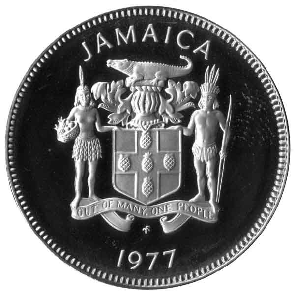 1971年シリーズ記念25セント硬貨|ジャマイカ|コレクターズショップトモリンズ24