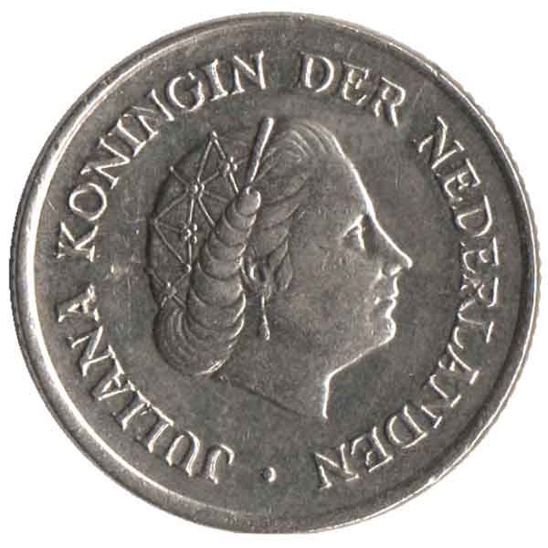 ジュリアナ女王25セント硬貨|オランダ|トモリンズ24