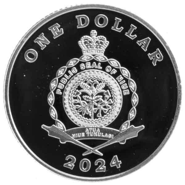 第3ポーランド共和国建国35周年記念1ドル銀貨