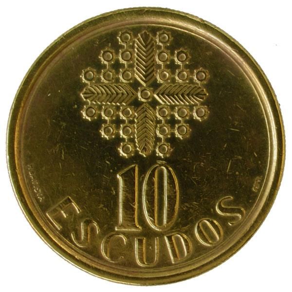 ポルトガル10エスクード硬貨