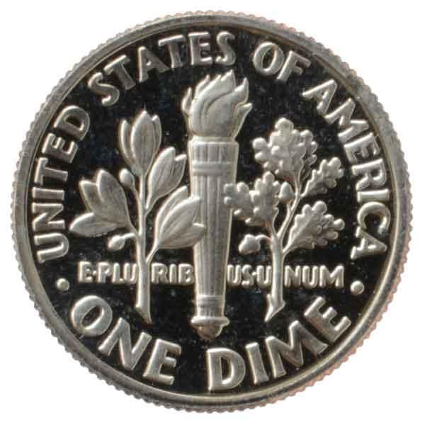 ルーズベルト1ダイム硬貨（プルーフ仕様）