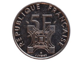 エッフェル塔100周年記念5フラン硬貨|コレクターズショップのトモリンズ24