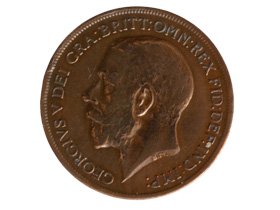 ジョージ5世1ペニー硬貨|コレクターズショップトモリンズ24