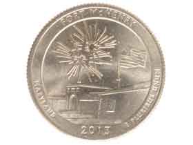 アメリカザビューティフルシリーズメリーランド州25セント硬貨