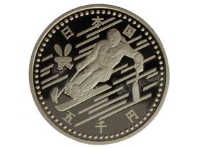 1998年長野県冬季オリンピック記念5000円銀貨|日本|コレクターズショップのトモリンズ24