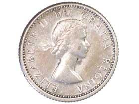 エリザベス2世10セント銀貨|カナダ|コレクターズショップのトモリンズ24