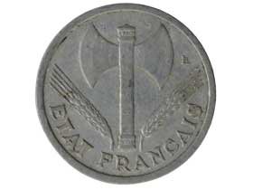 ヴィシーフランス国家1フラン硬貨(軽いタイプ)|フランス|コレクターズショップトモリンズ24