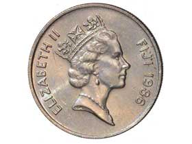 エリザベス2世フィジー10セント硬貨|フィジー|コレクターズショップトモリンズ24