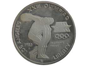 1984年ロサンゼルスオリンピック記念1ドル銀貨|コレクターズショップ 