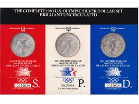 ロサンゼルスオリンピック記念1ドル銀貨セット|コレクターズショップ ...