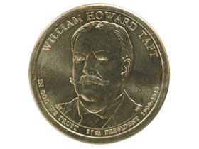 第27代アメリカ大統領ウィリアム・ハワードタフト記念1ドル硬貨|コレクターズショップトモリンズ24