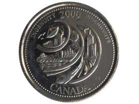 第3千年紀への参入シリーズ創意工夫記念25セント硬貨|カナダ|コレクターズショップトモリンズ24