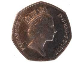 エリザベス2世50ペンス硬貨|コレクターズショップトモリンズ24